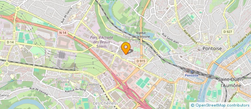 localisation de l'entreprise KEPS  PONTOISE