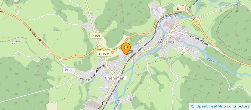 localisation de l'entreprise KER 15 à EPINAL