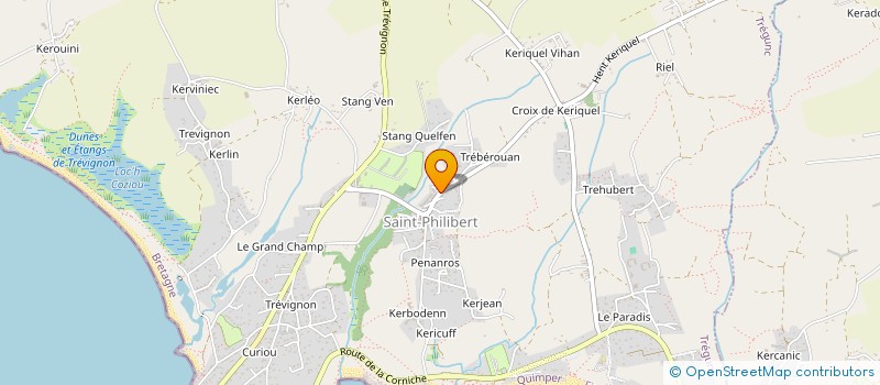 localisation de l'entreprise KER  TREGUNC