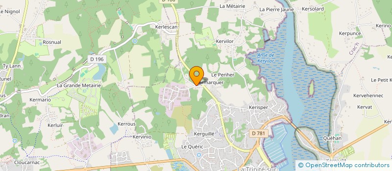 localisation de l'entreprise KER 5  LA TRINITE-SUR-MER