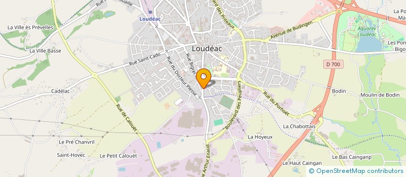localisation de l'entreprise KER ALICE à LOUDEAC
