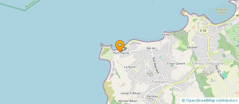 localisation de l'entreprise KER ALMARA  TRELEVERN