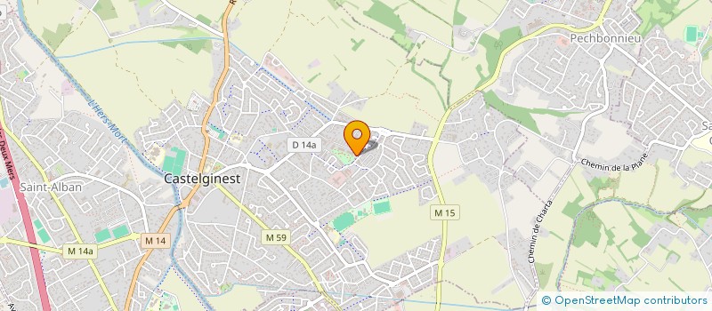 localisation de l'entreprise KER AMY  CASTELGINEST