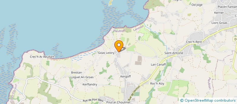 localisation de l'entreprise KER AN AOD  PLEUBIAN