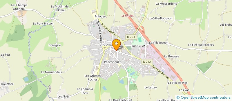 localisation de l'entreprise KER AN POUL  BROONS