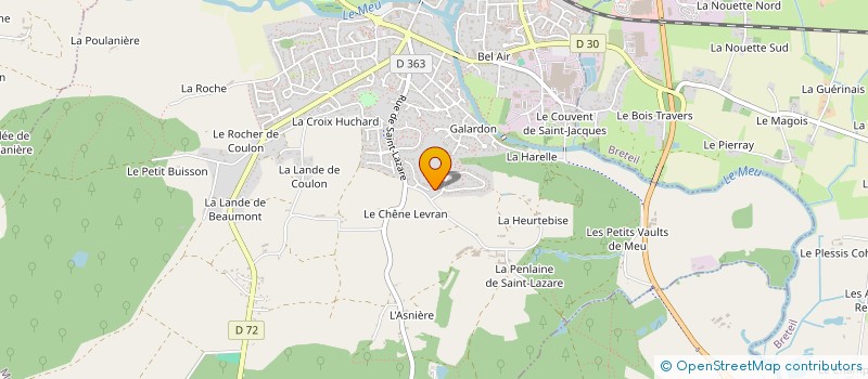 localisation de l'entreprise KER-ANDRE  MONTFORT-SUR-MEU