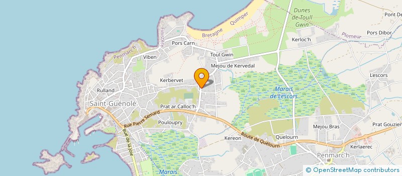 localisation de l'entreprise KER ANNA  PENMARCH