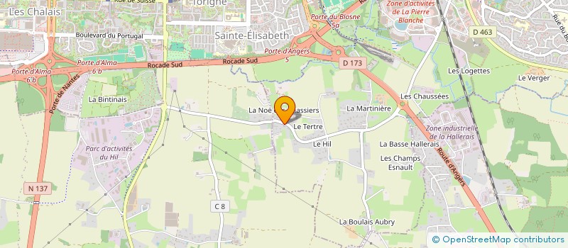 localisation de l'entreprise KER-ANNA  CHANTEPIE