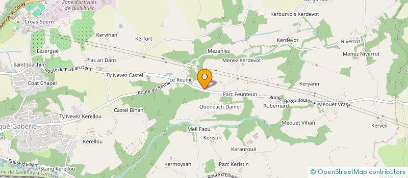 localisation de l'entreprise KER ARMOR KEMPER  ERGUE-GABERIC