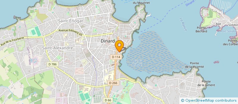 localisation de l'entreprise KER ARZEL  DINARD