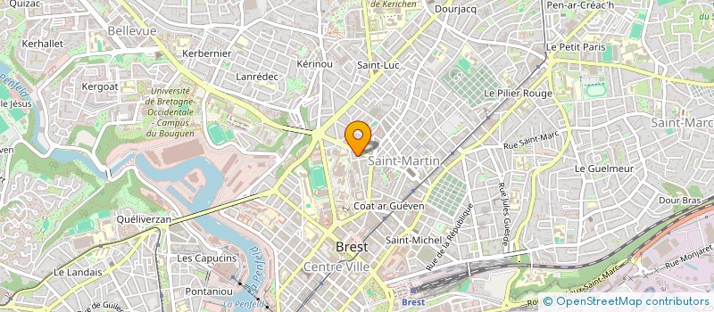 localisation de l'entreprise KER ARZOUR à BREST