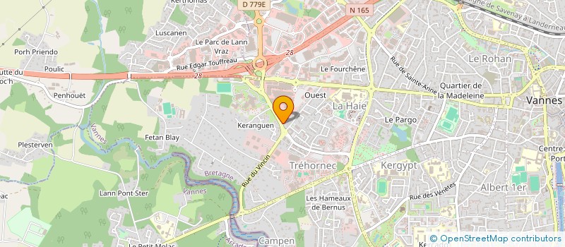 localisation de l'entreprise KER ATLANTICA à VANNES