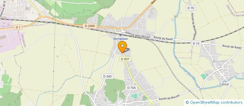 localisation de l'entreprise KER AVEL à VERTAIZON