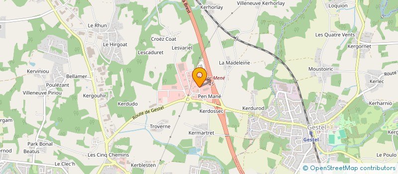 localisation de l'entreprise KER AVEN IMMOBILIER  GUIDEL