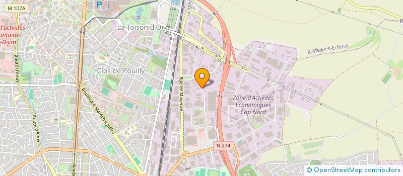 localisation de l'entreprise KER BABAS  DIJON