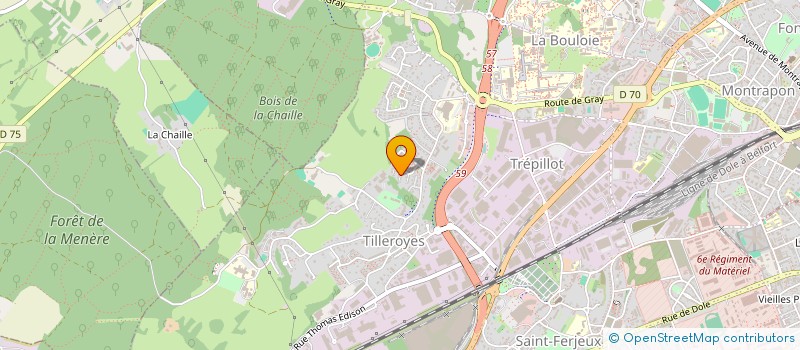 localisation de l'entreprise KER BABU INVESTISSEMENT  BESANCON