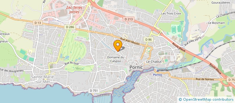 localisation de l'entreprise KER BARTOLI  PORNIC