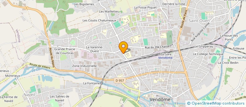 localisation de l'entreprise KER BENEZ  VENDOME