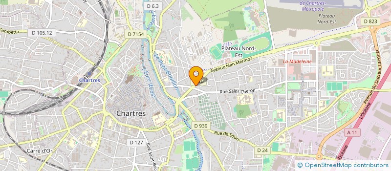 localisation de l'entreprise KER BERTHELOT  CHARTRES