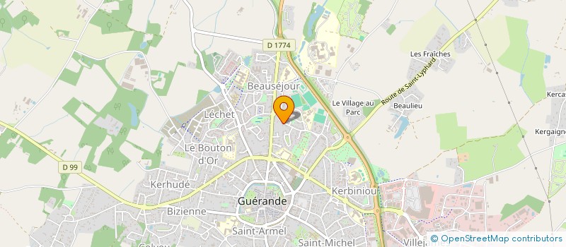 localisation de l'entreprise KER BIHAN  GUERANDE