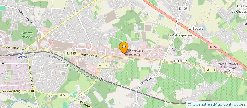 localisation de l'entreprise KER BIKE à BASSE-GOULAINE