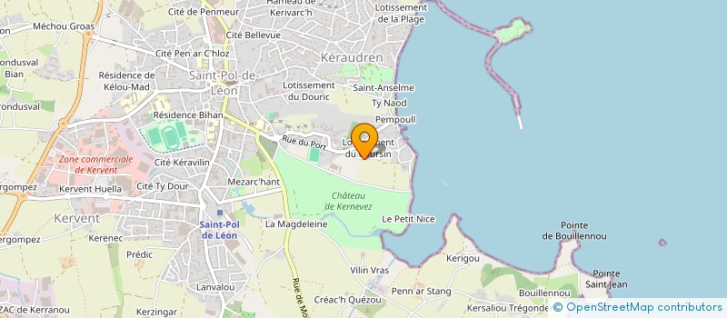 localisation de l'entreprise KER BRIZEL  SAINT-POL-DE-LEON