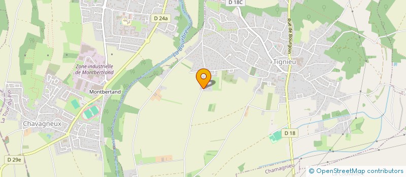 localisation de l'entreprise KER CAMARA  TIGNIEU-JAMEYZIEU