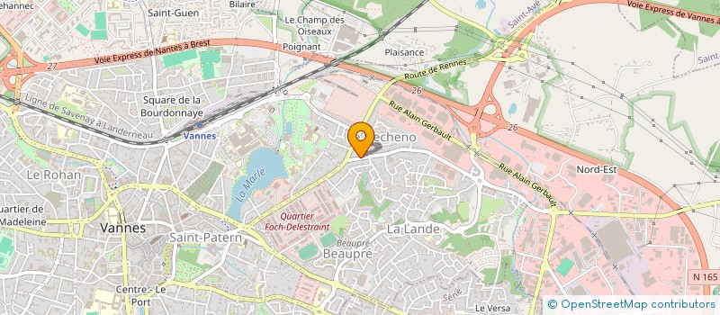 localisation de l'entreprise KER CELINA à VANNES