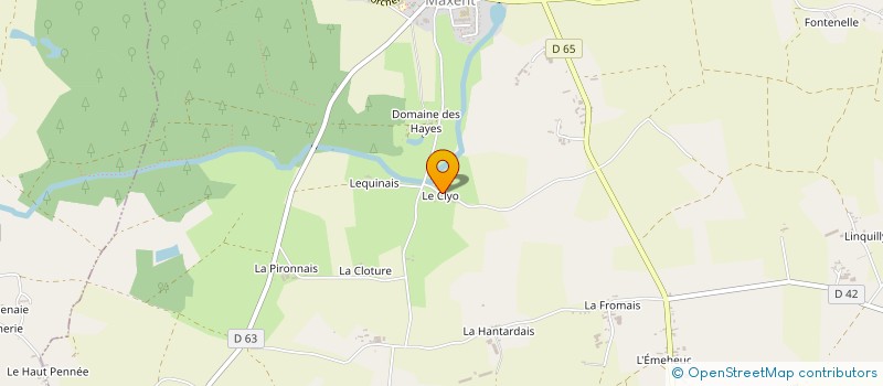 localisation de l'entreprise KER CERAMIQUE à MAXENT