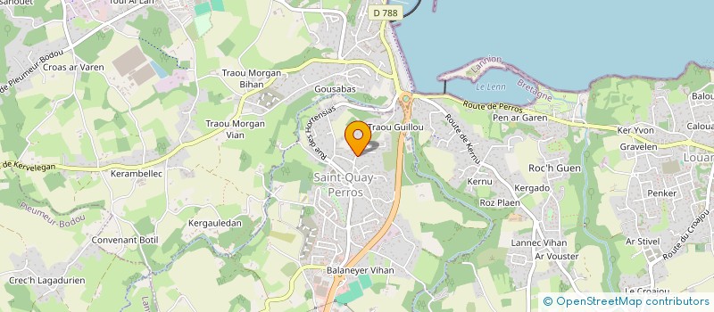 localisation de l'entreprise KER CHAMBEL  SAINT-QUAY-PERROS