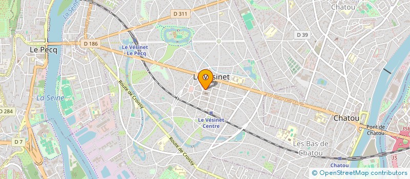localisation de l'entreprise KER CHEMISTRY  LE VESINET