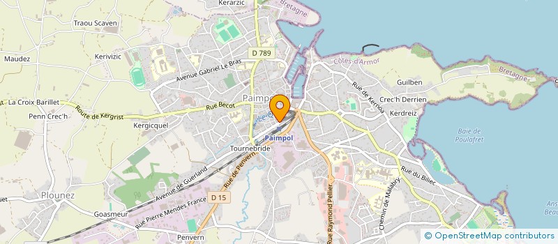 localisation de l'entreprise KER'CONFORT à PAIMPOL