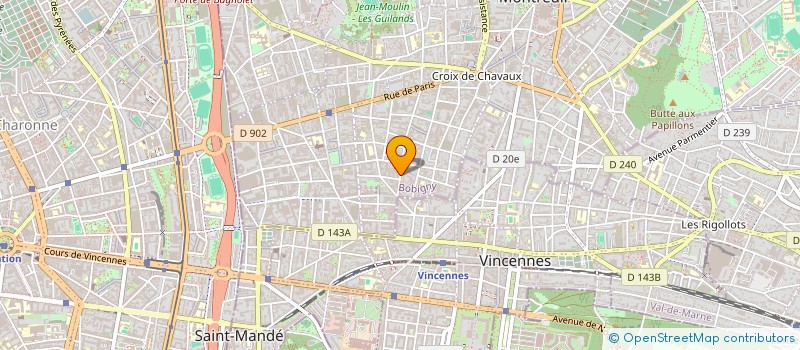 localisation de l'entreprise KER CORP à MONTREUIL