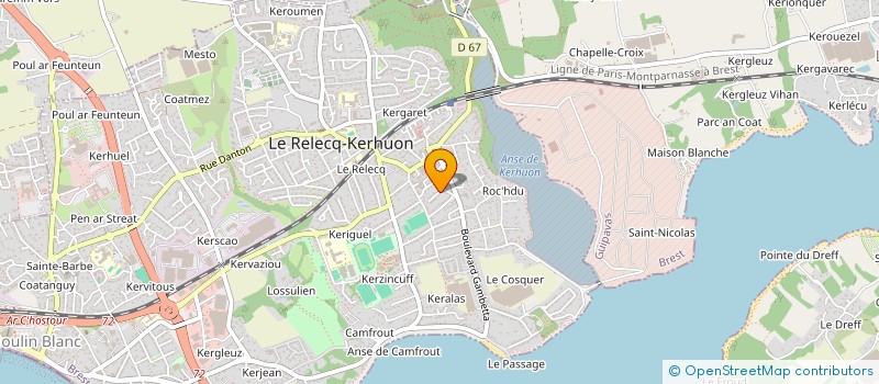 localisation de l'entreprise KER COSTA  LE RELECQ-KERHUON