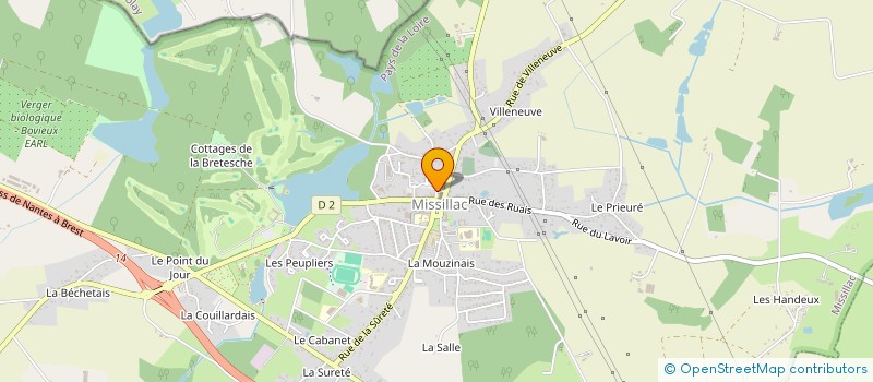 localisation de l'entreprise KER DATA  MISSILLAC