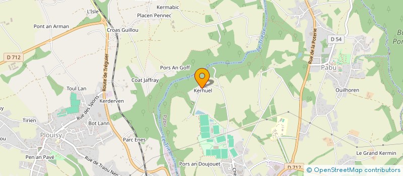 localisation de l'entreprise KER DE LIEN  PABU