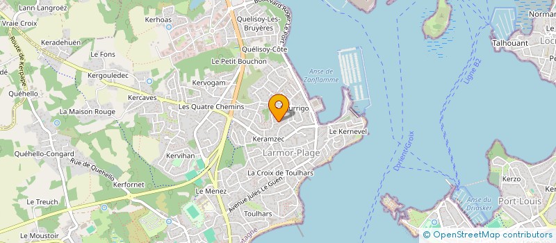 localisation de l'entreprise KER DELLA à LARMOR-PLAGE