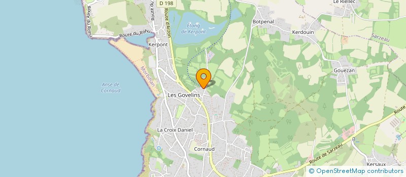 localisation de l'entreprise KER DICAM  SAINT-GILDAS-DE-RHUYS