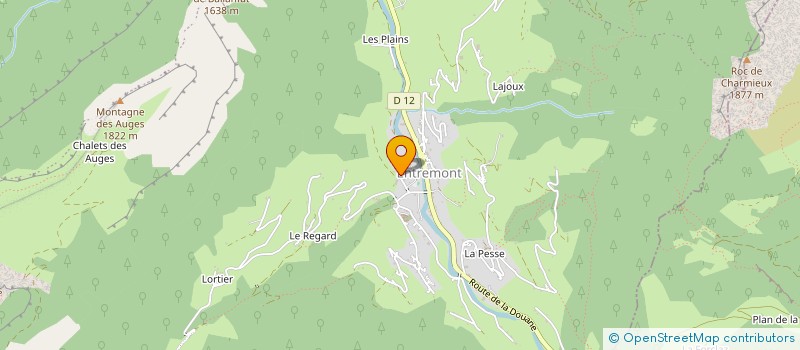 localisation de l'entreprise KER DUDES  GLIERES-VAL-DE-BORNE