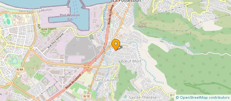 localisation de l'entreprise KER-EAU PLOMBERIE  LA POSSESSION