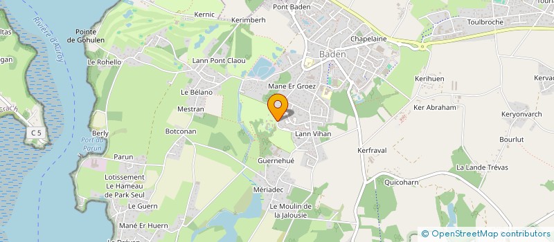 localisation de l'entreprise KER EDEN  BADEN