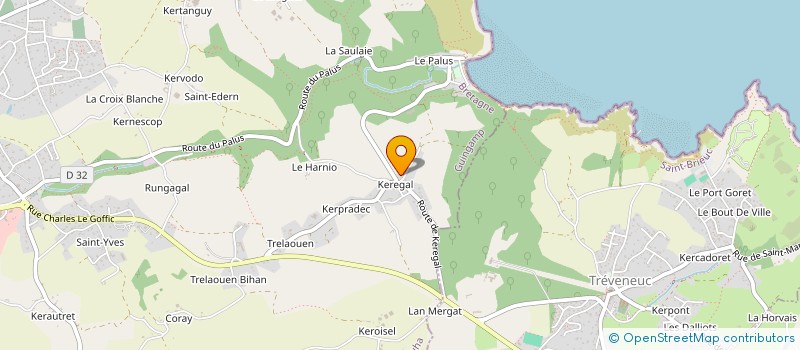 localisation de l'entreprise KER EGAL  PLOUHA