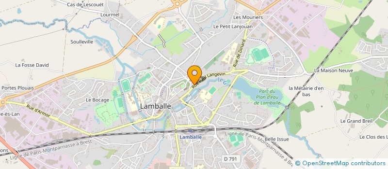 localisation de l'entreprise KER ELEC  LAMBALLE-ARMOR