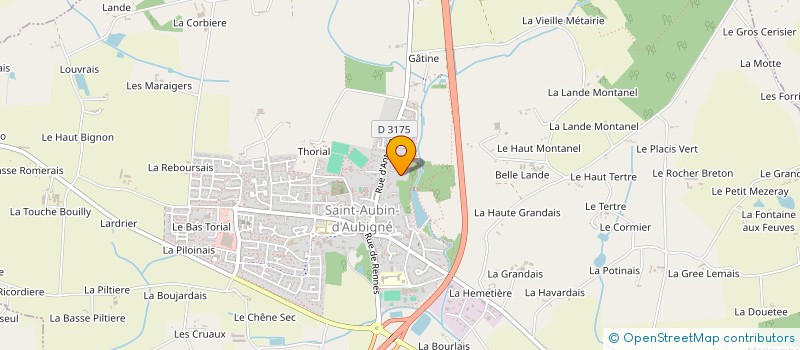 localisation de l'entreprise KER ELI  SAINT-AUBIN-D'AUBIGNE