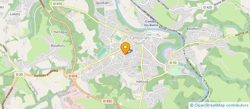localisation de l'entreprise KER ENIA à CAMBO-LES-BAINS