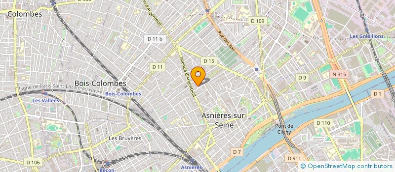 localisation de l'entreprise KER EULALIE à ASNIERES-SUR-SEINE