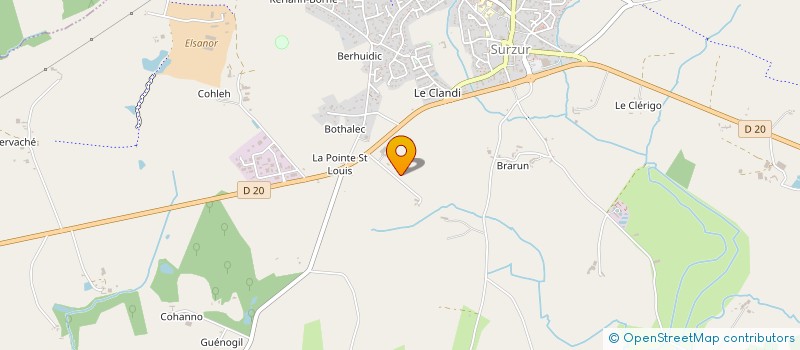 localisation de l'entreprise KER EWEN  SURZUR