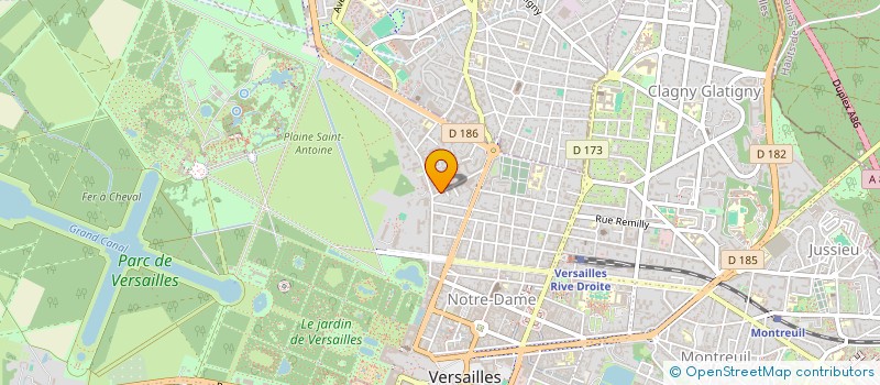 localisation de l'entreprise KER FAREN à VERSAILLES