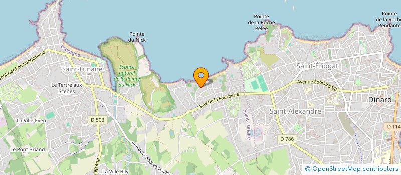 localisation de l'entreprise KER FAZ  SAINT-LUNAIRE