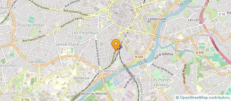localisation de l'entreprise KER FLOMENCE à LIMOGES